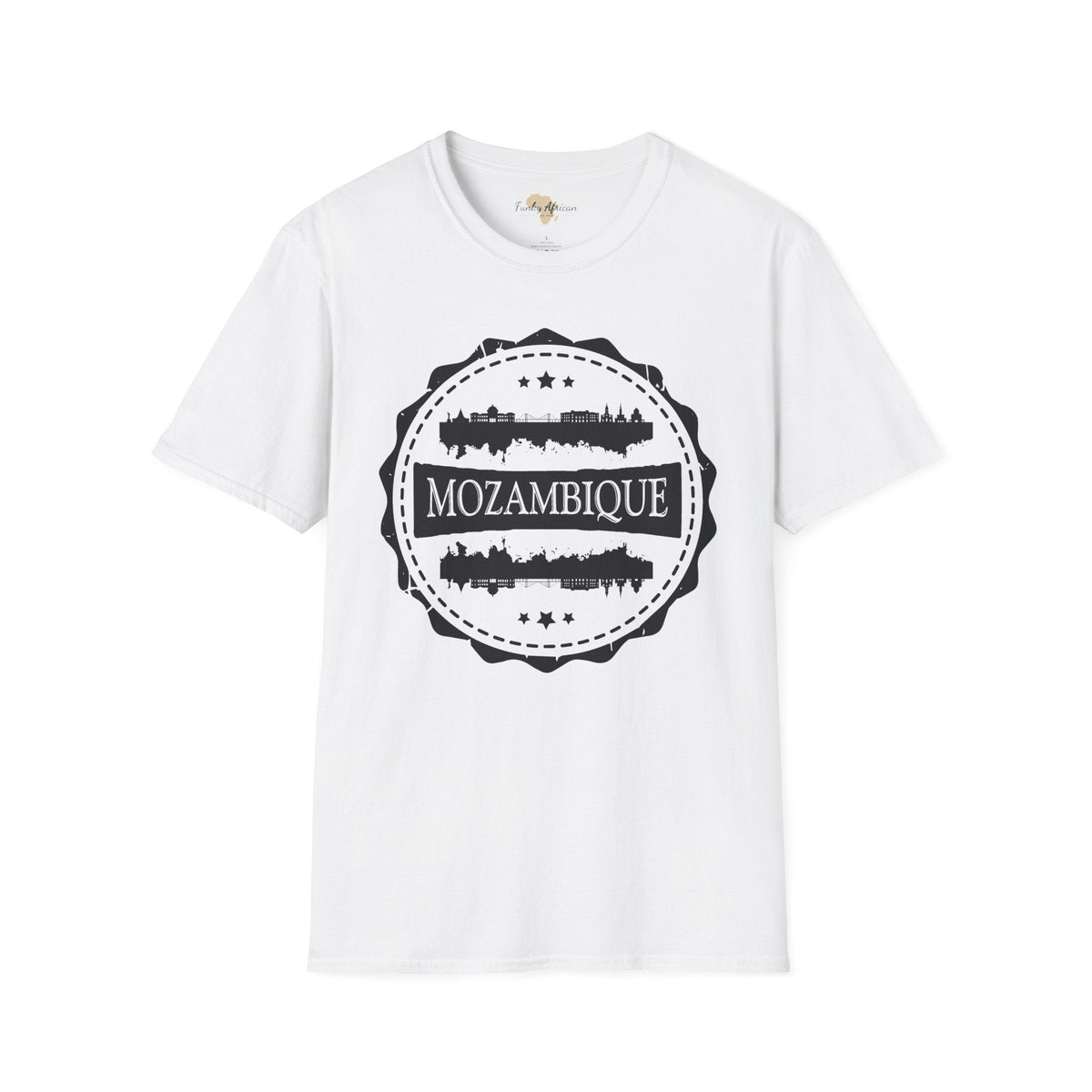 Mozambique Stamp unisex tee Funky African