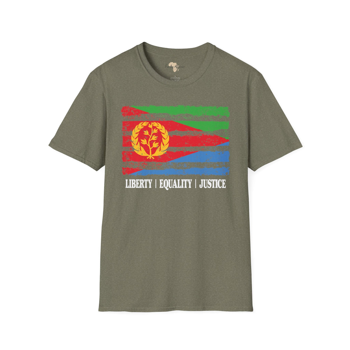 Eritrea strip unisex softstyle tee Funky African