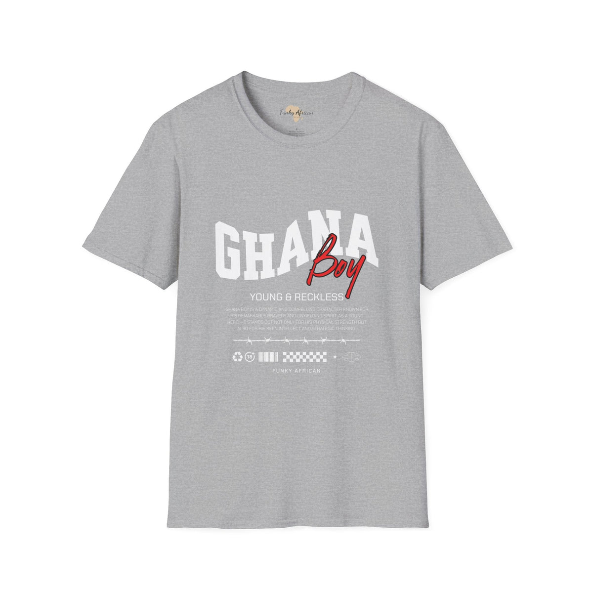 Ghana boy unisex softstyle tee Funky African