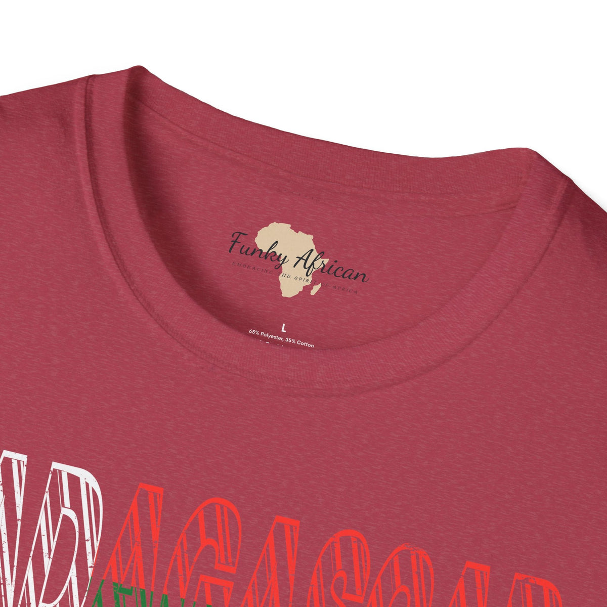 Madagascar text unisex softstyle tee Funky African