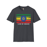 Ethiopia strip unisex softstyle tee