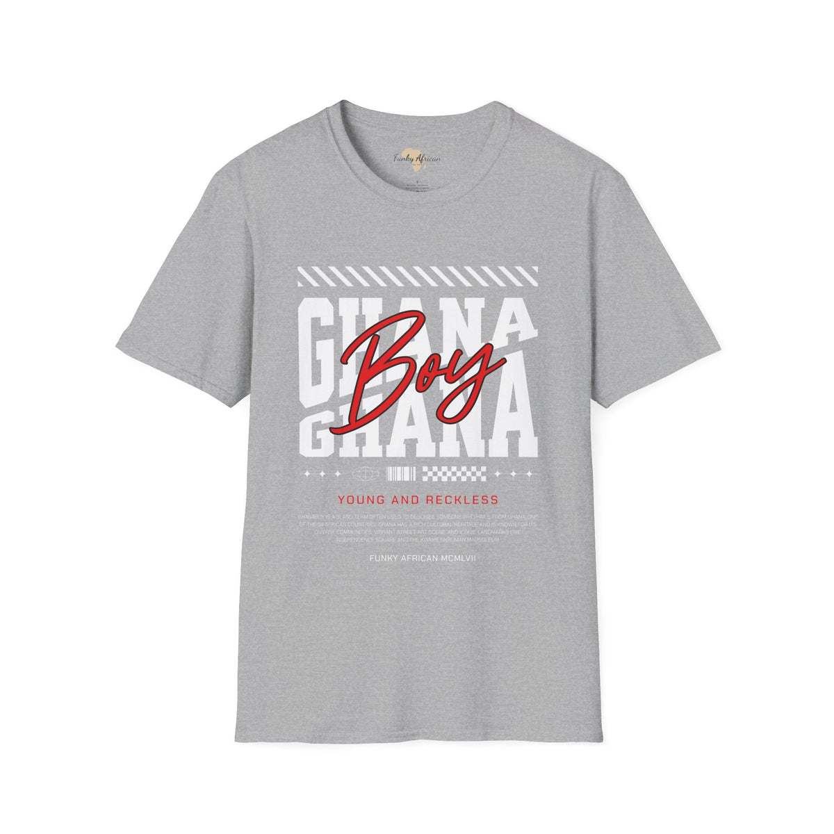 Ghana boy unisex softstyle tee Funky African