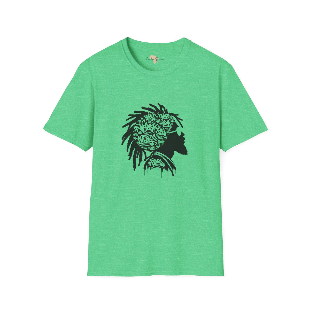 Funky graffiti unisex softstyle tee Funky African