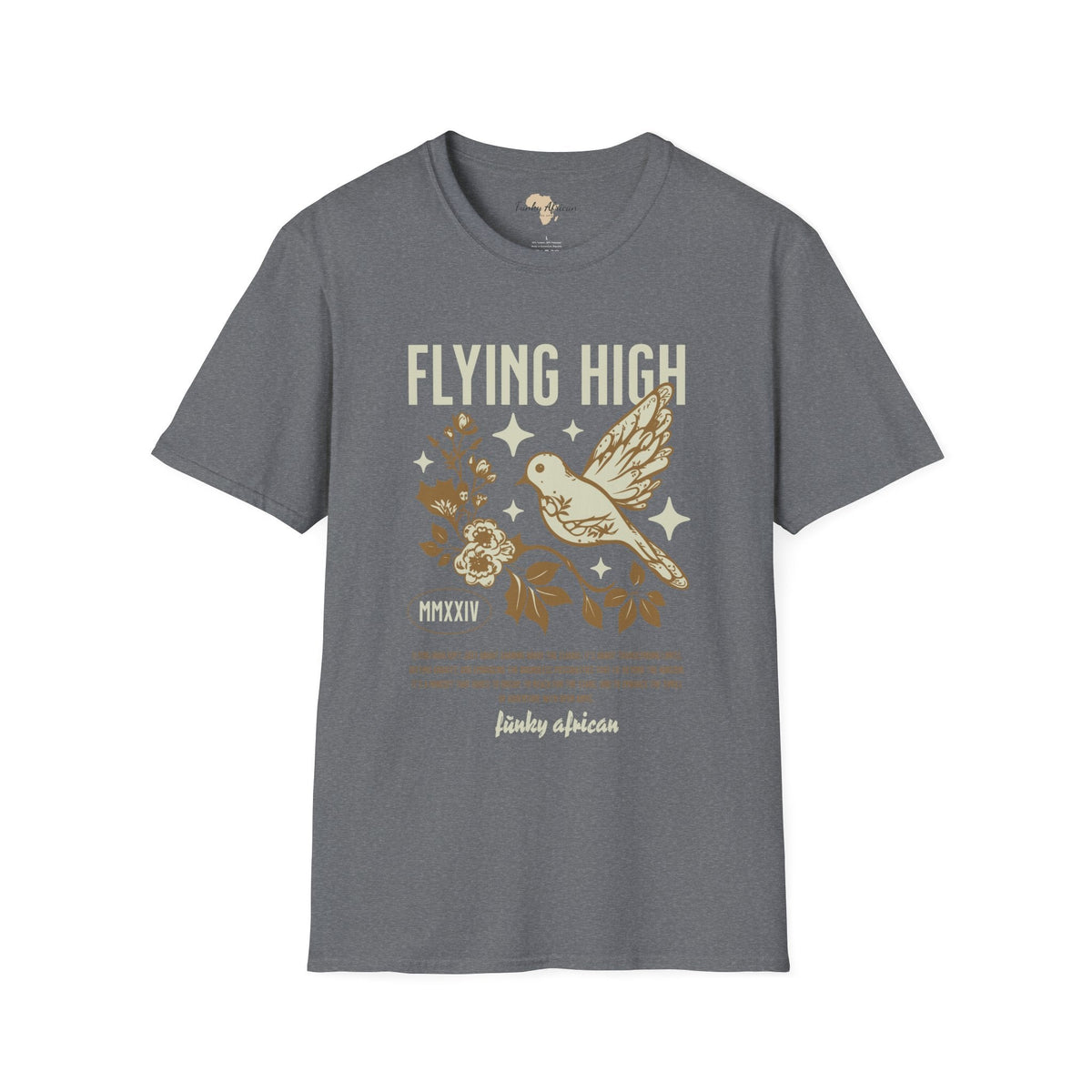 Flying High unisex tee Funky African