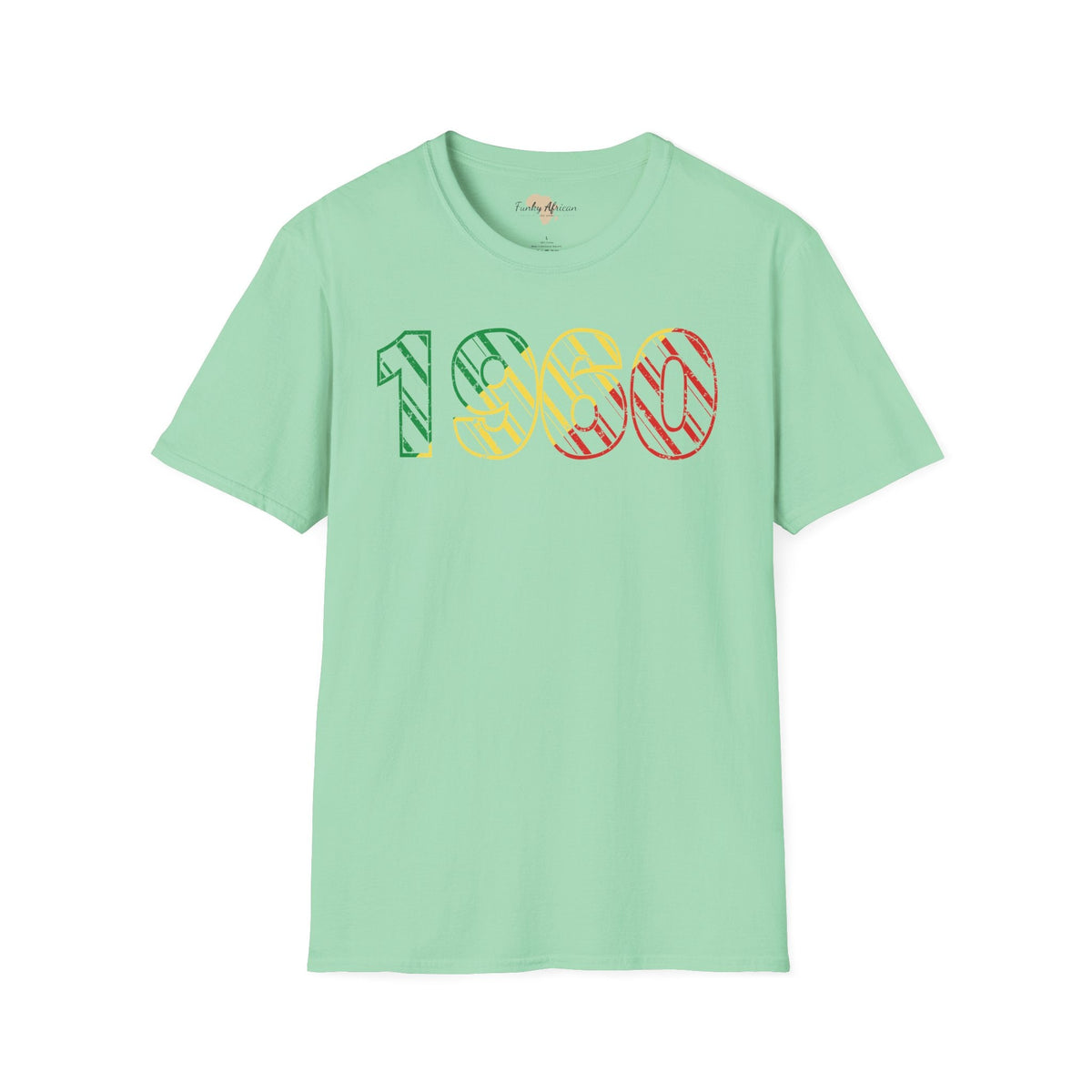 Republic of the Congo text unisex softstyle tee Funky African