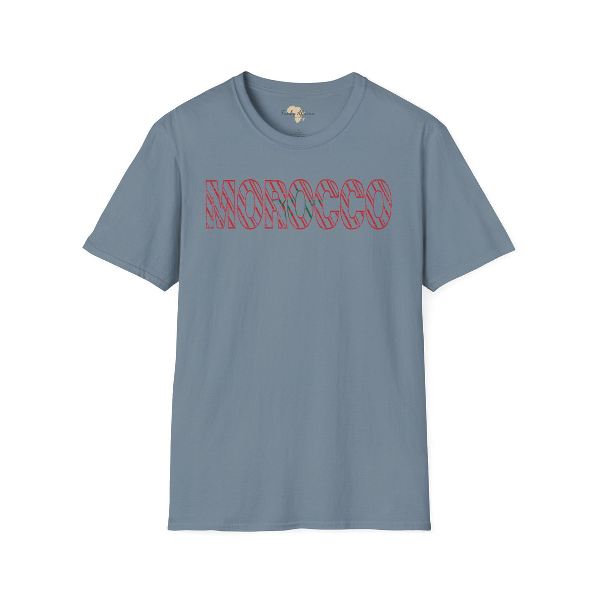 Morocco text unisex softstyle tee Funky African