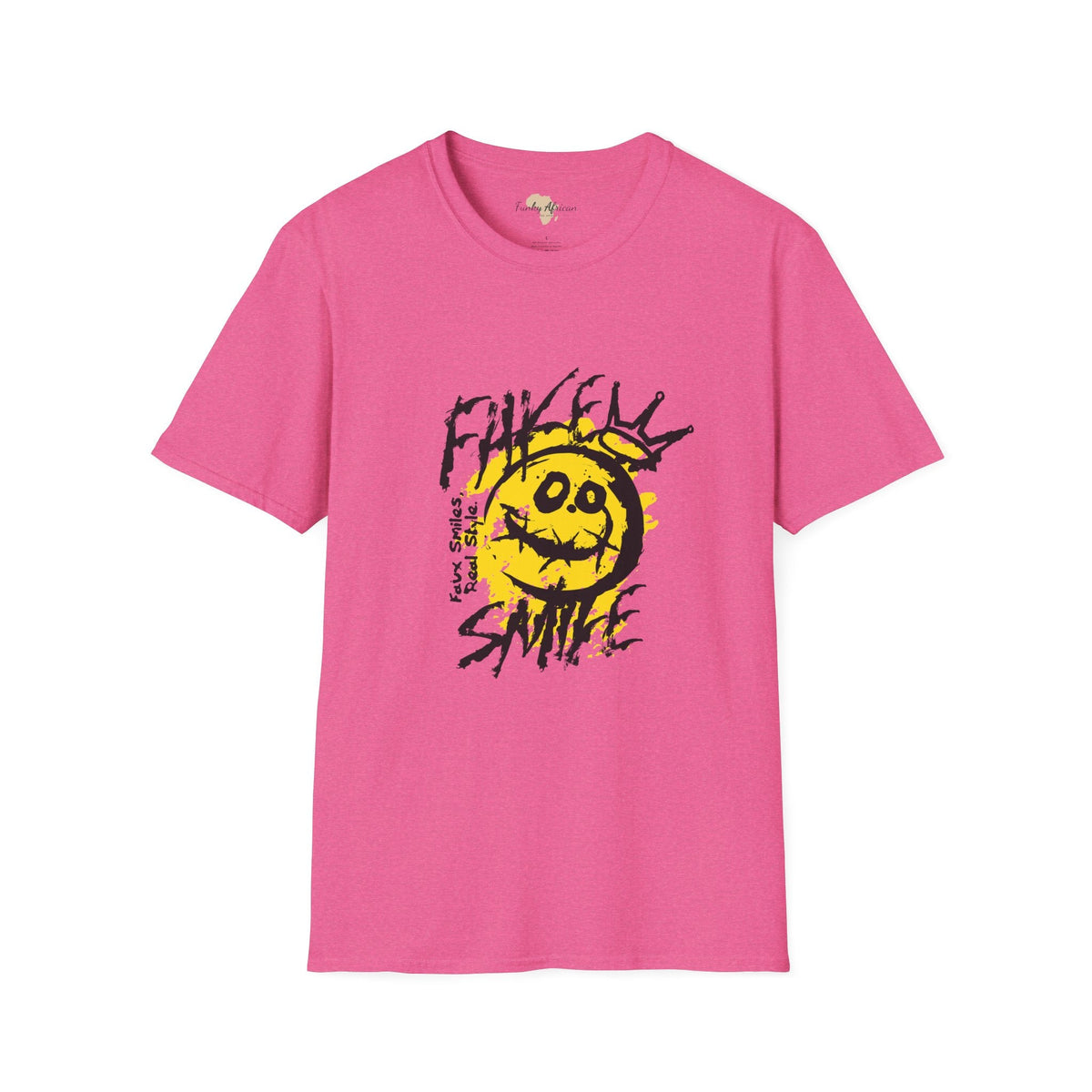 Fake smile unisex tee Funky African
