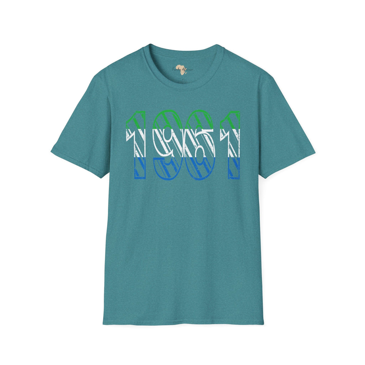 Sierra Leone year unisex softstyle tee Funky African
