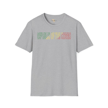 Republic of the Congo text unisex softstyle tee