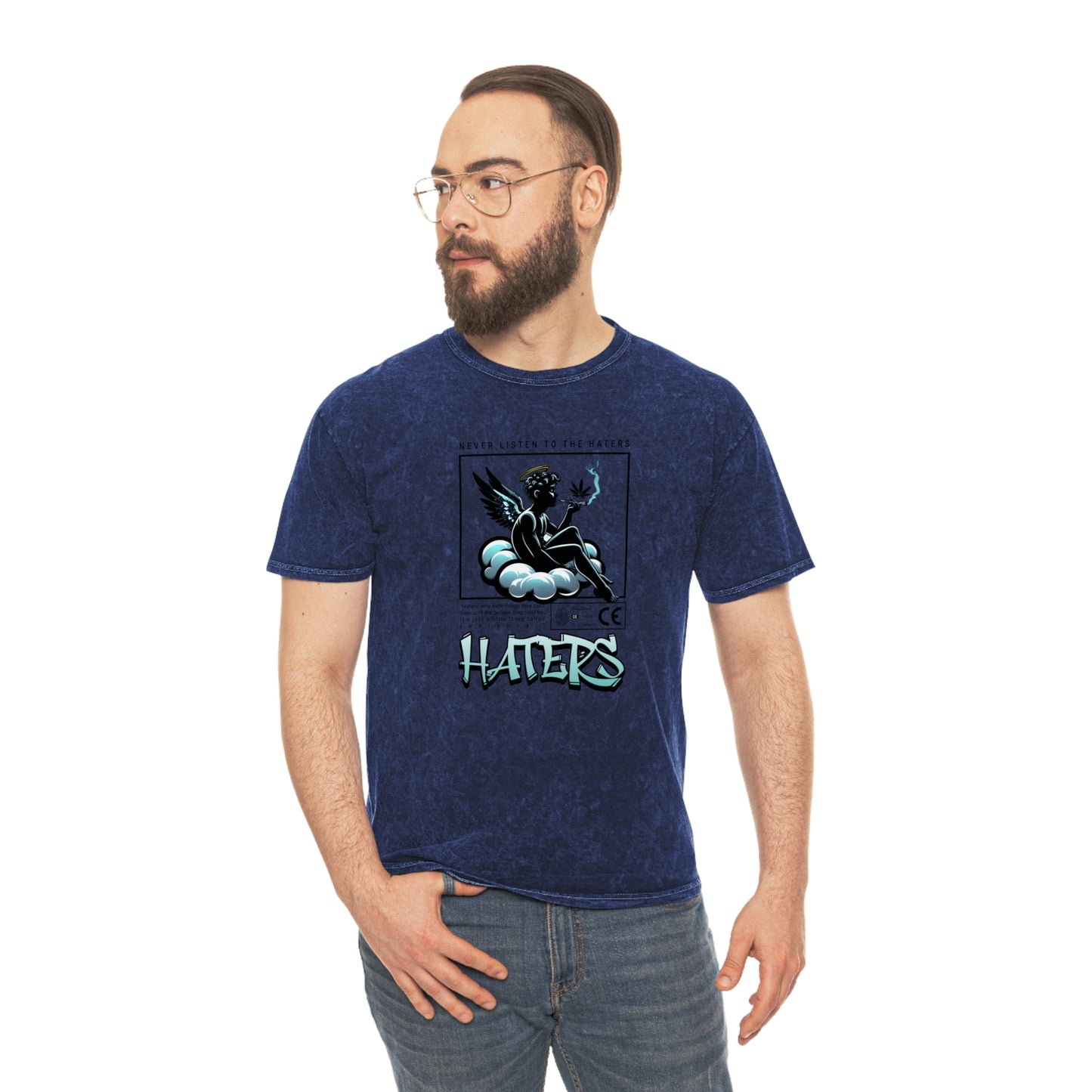 Haters unisex wash tee