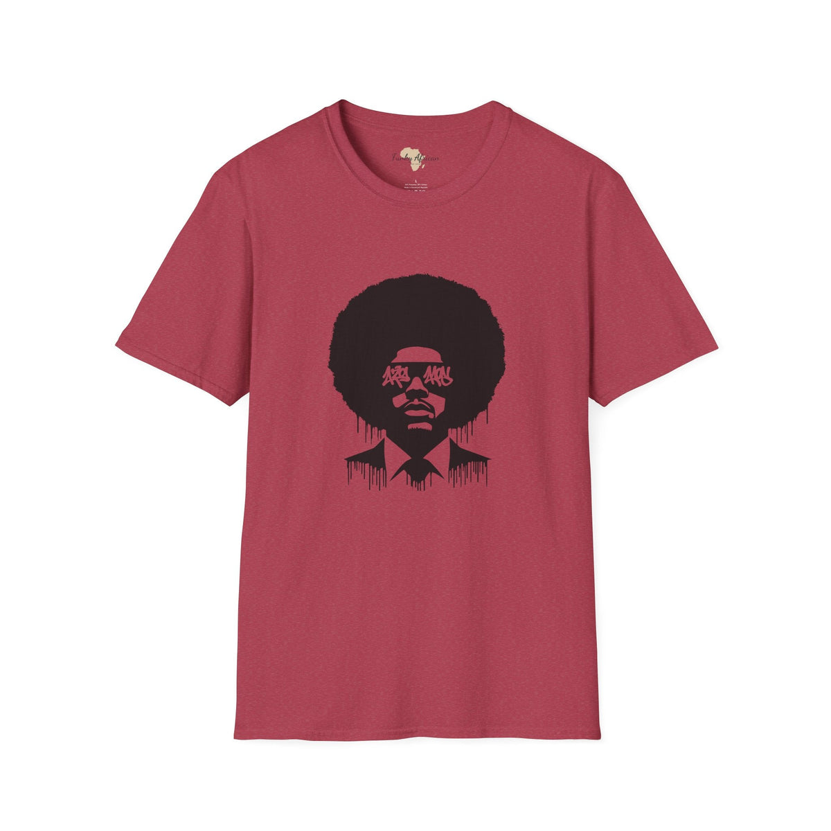 Afro graffiti unisex softstyle tee Funky African