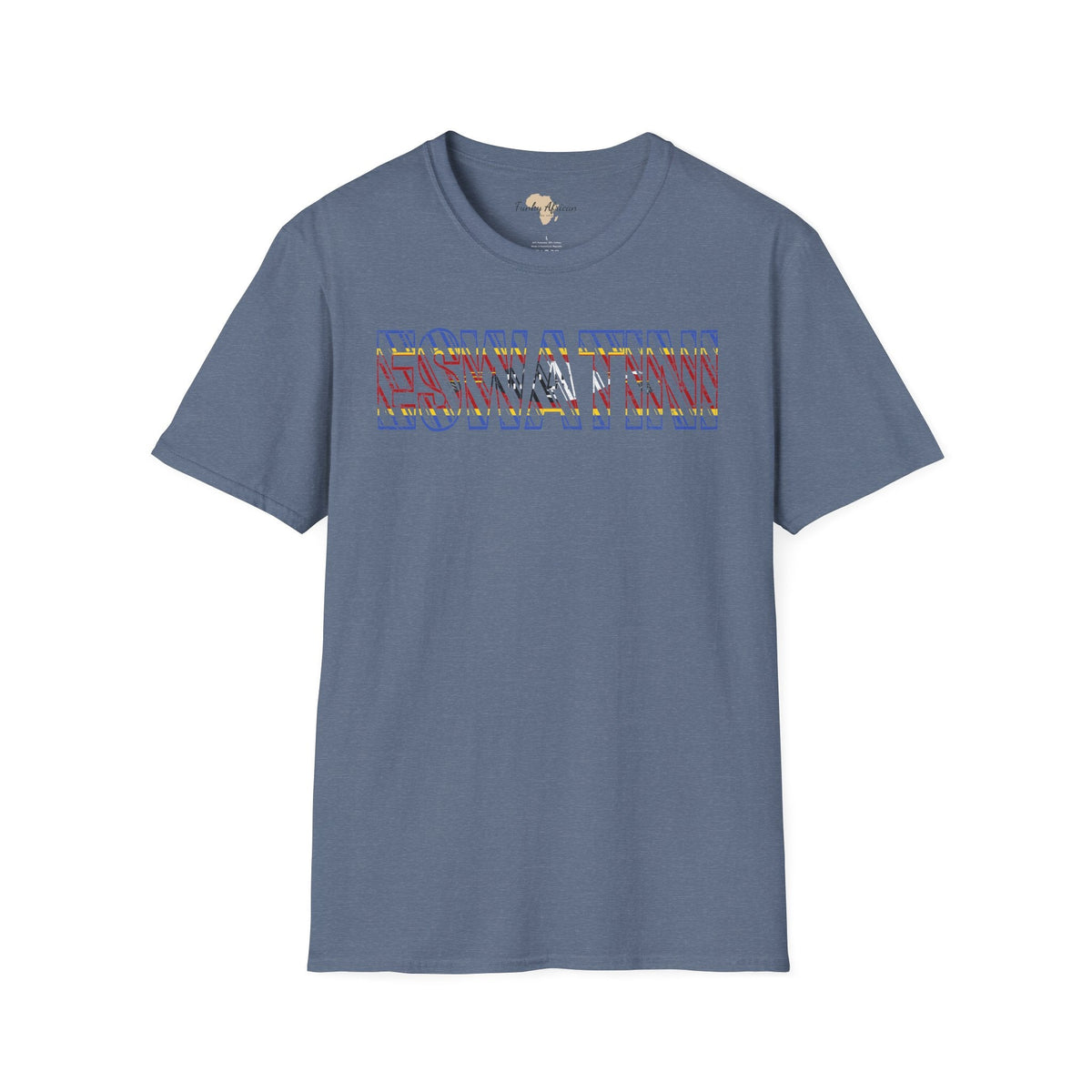 Eswatini text unisex softstyle tee Funky African
