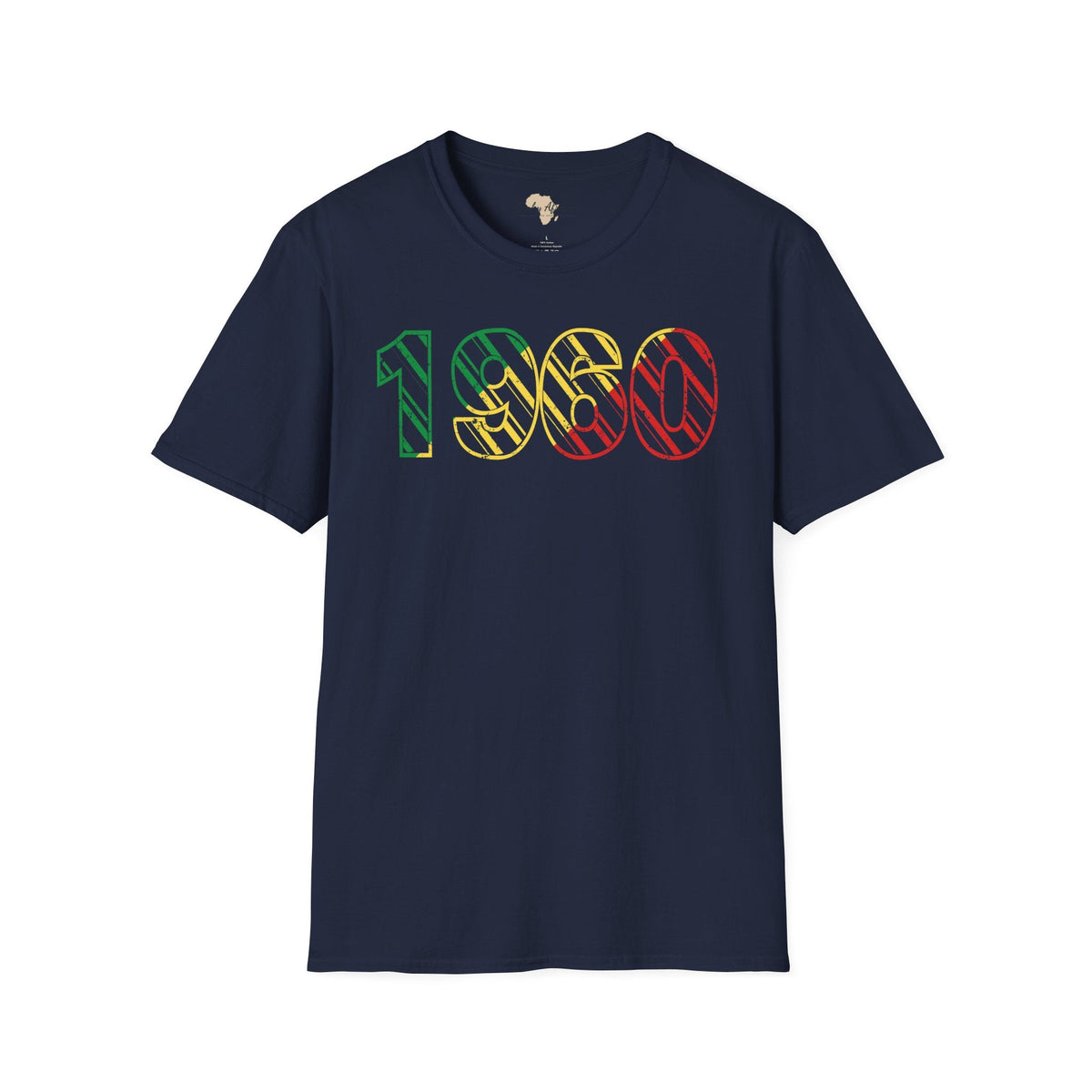 Republic of the Congo text unisex softstyle tee Funky African