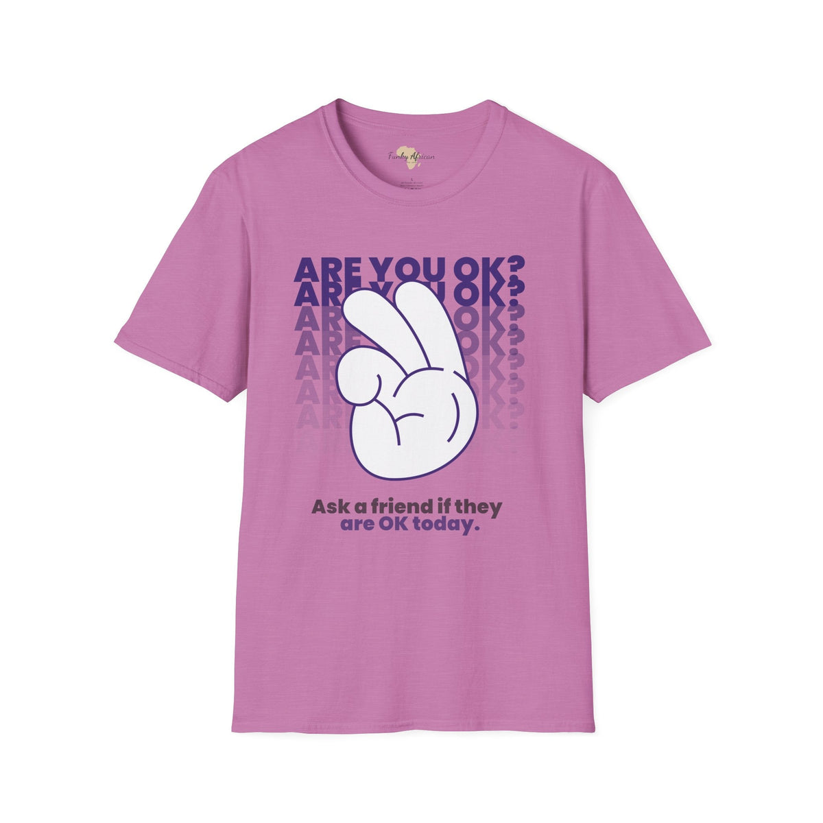 Are you ok unisex softstyle tee Funky African