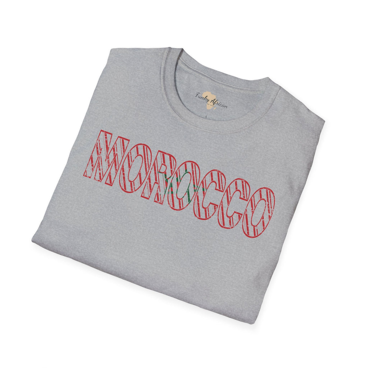Morocco text unisex softstyle tee Funky African