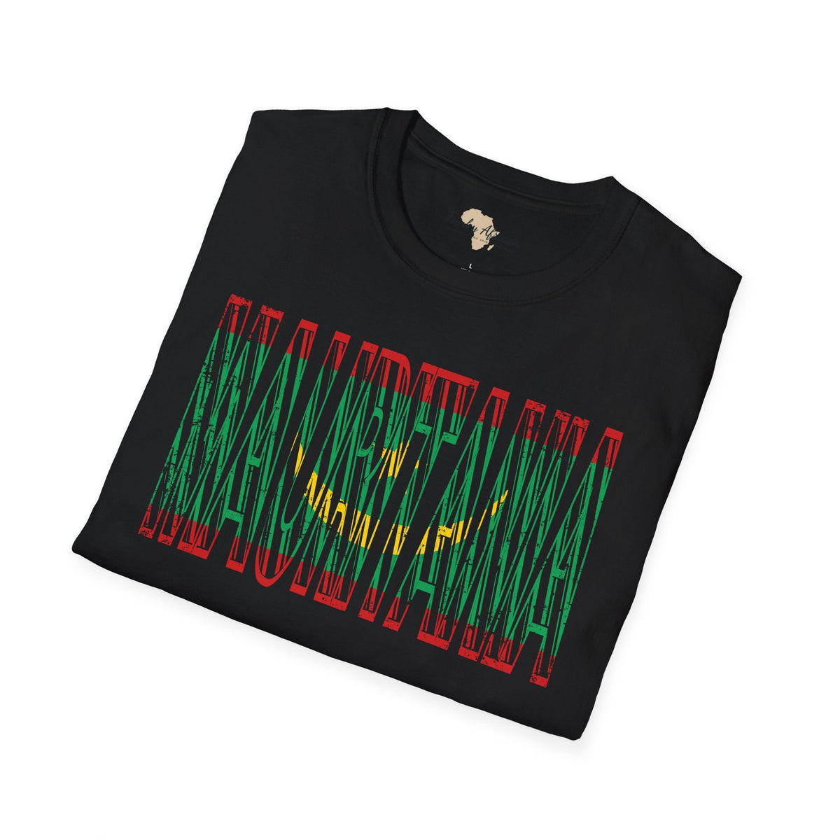 Mauritania text unisex softstyle tee Funky African
