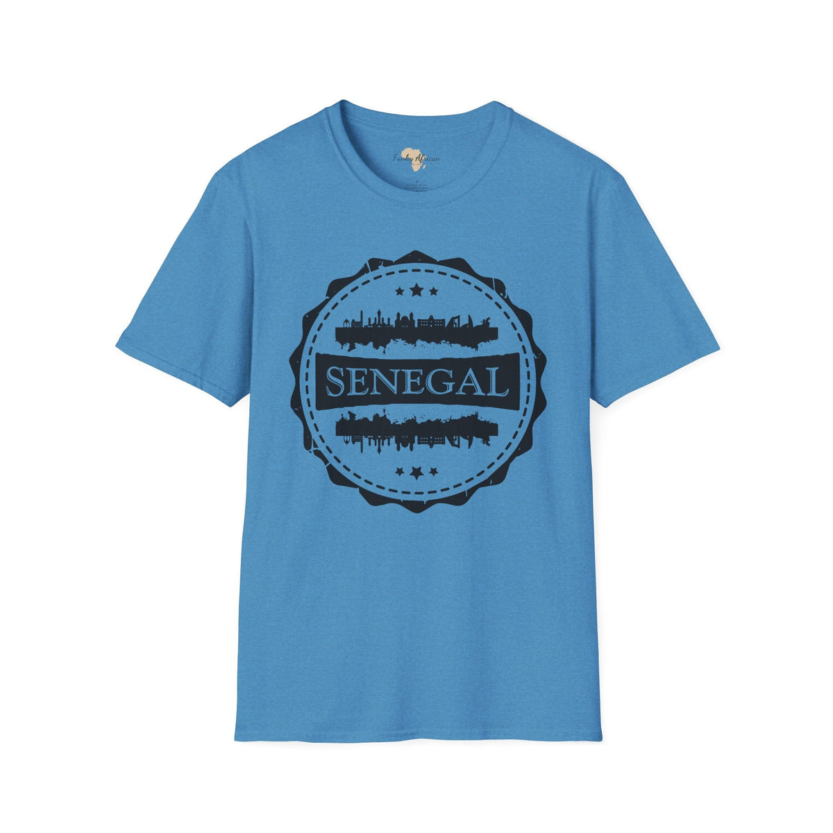 Senegal Stamp unisex tee Funky African
