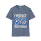Embrace the bliss within unisex tee