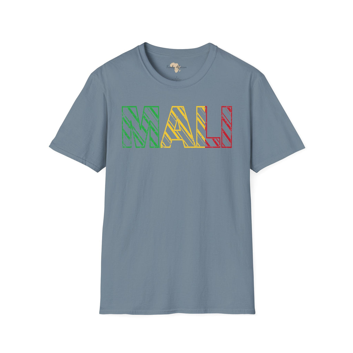 Malian text unisex softstyle tee Funky African