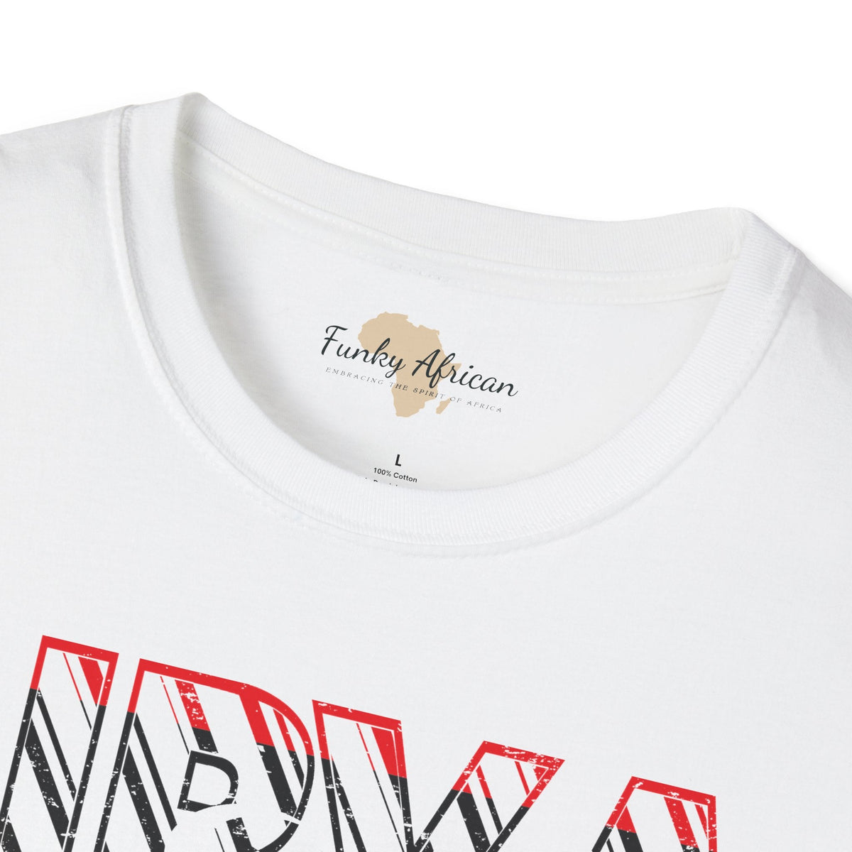 Libya text unisex softstyle tee Funky African