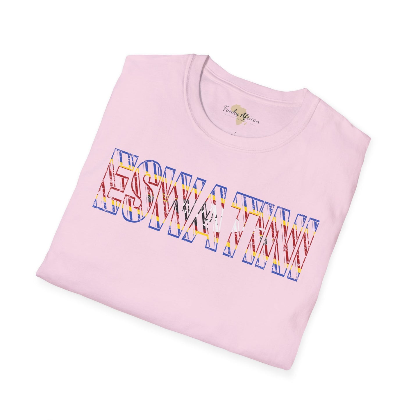 Eswatini text unisex softstyle tee