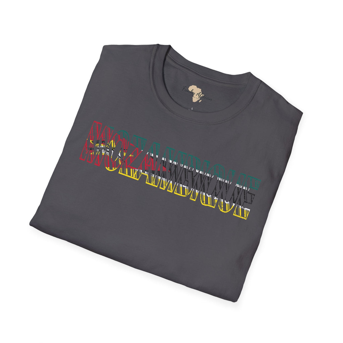 Mozambique text unisex softstyle tee Funky African