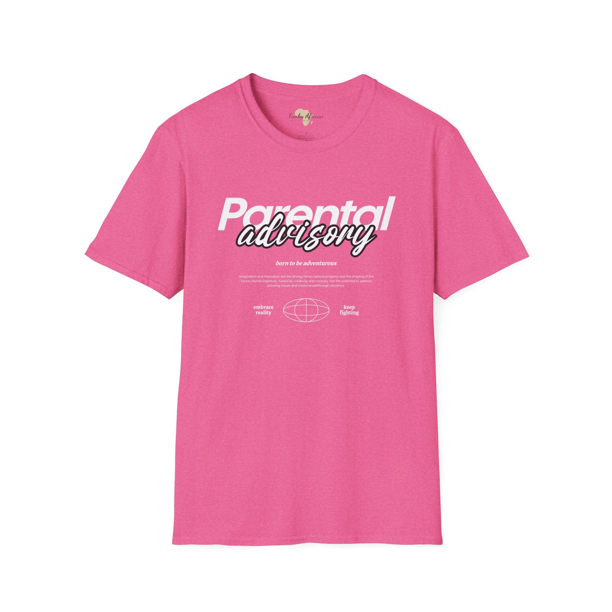 Parental Advisory unisex tee Funky African