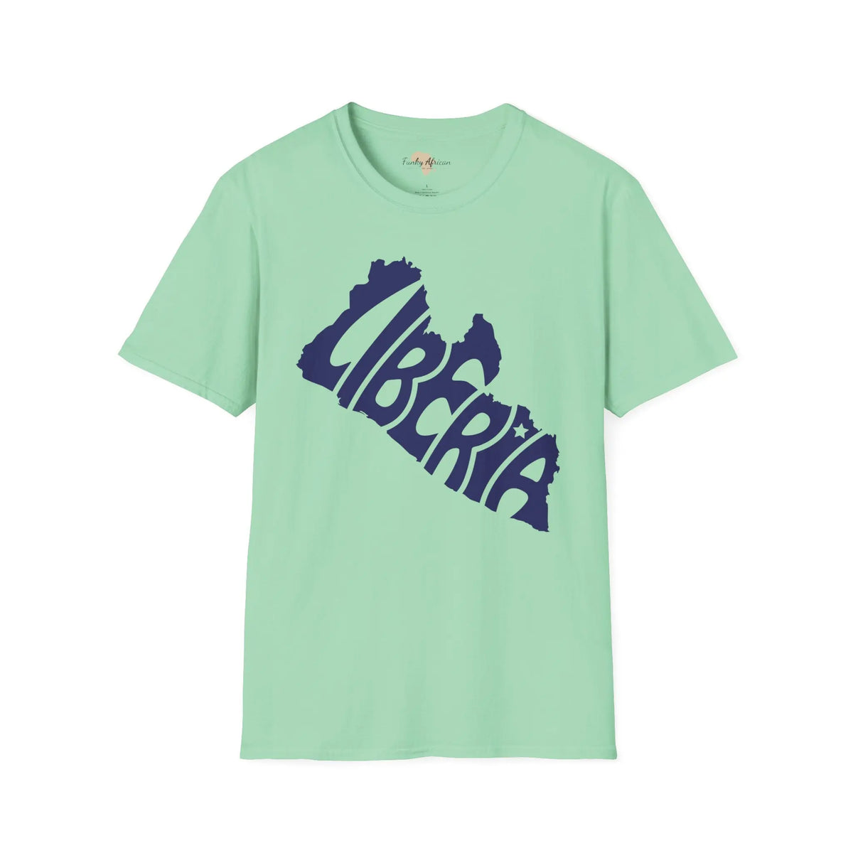 Liberia cut unisex softstyle tee Funky African