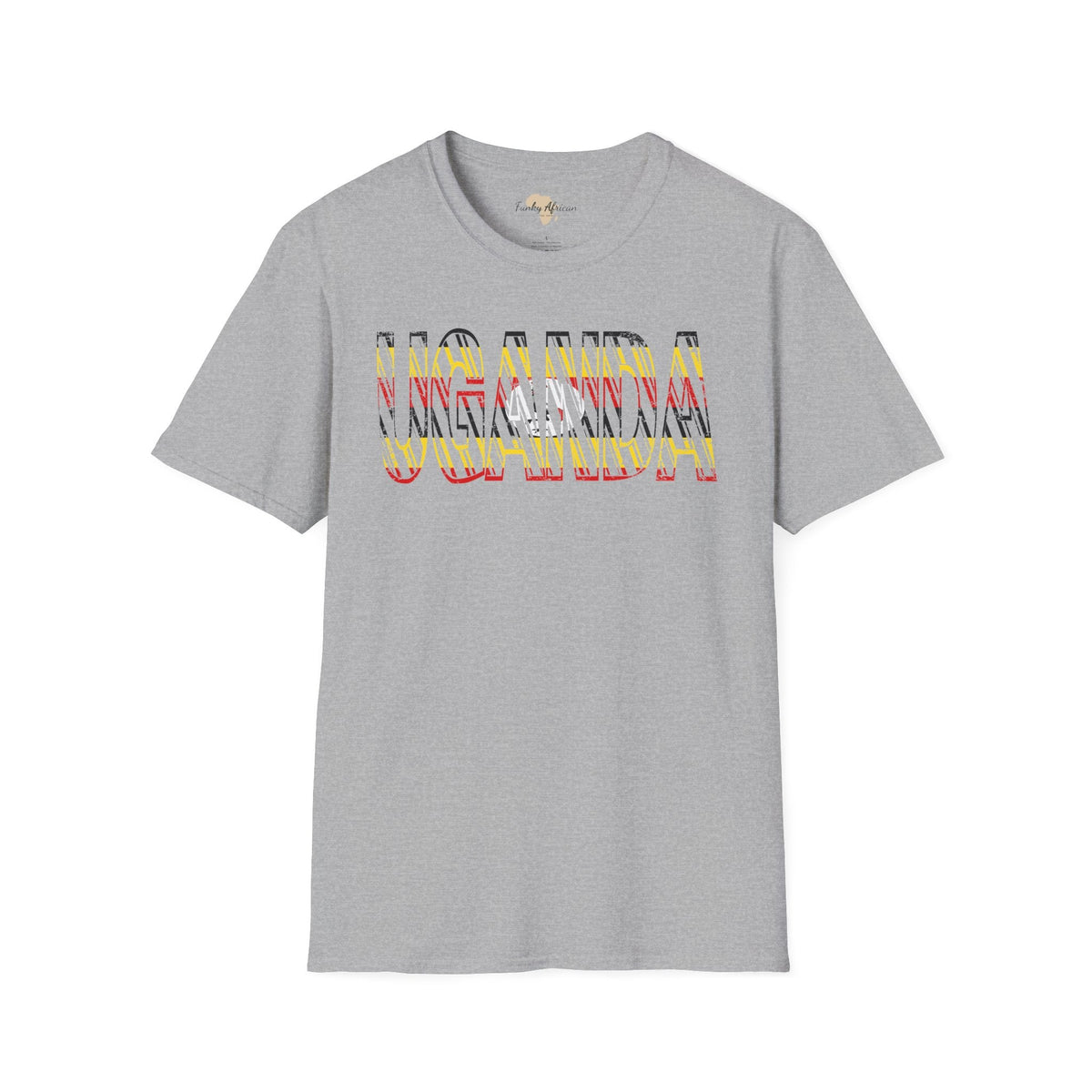 Uganda text unisex softstyle tee Funky African