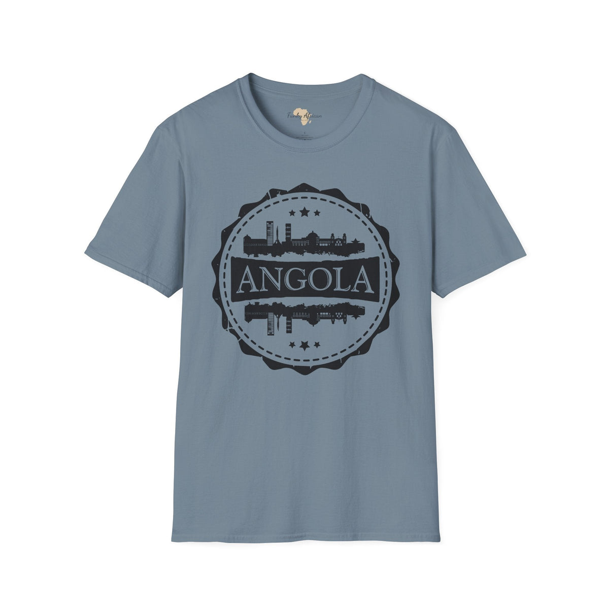 Angola Stamp unisex tee Funky African