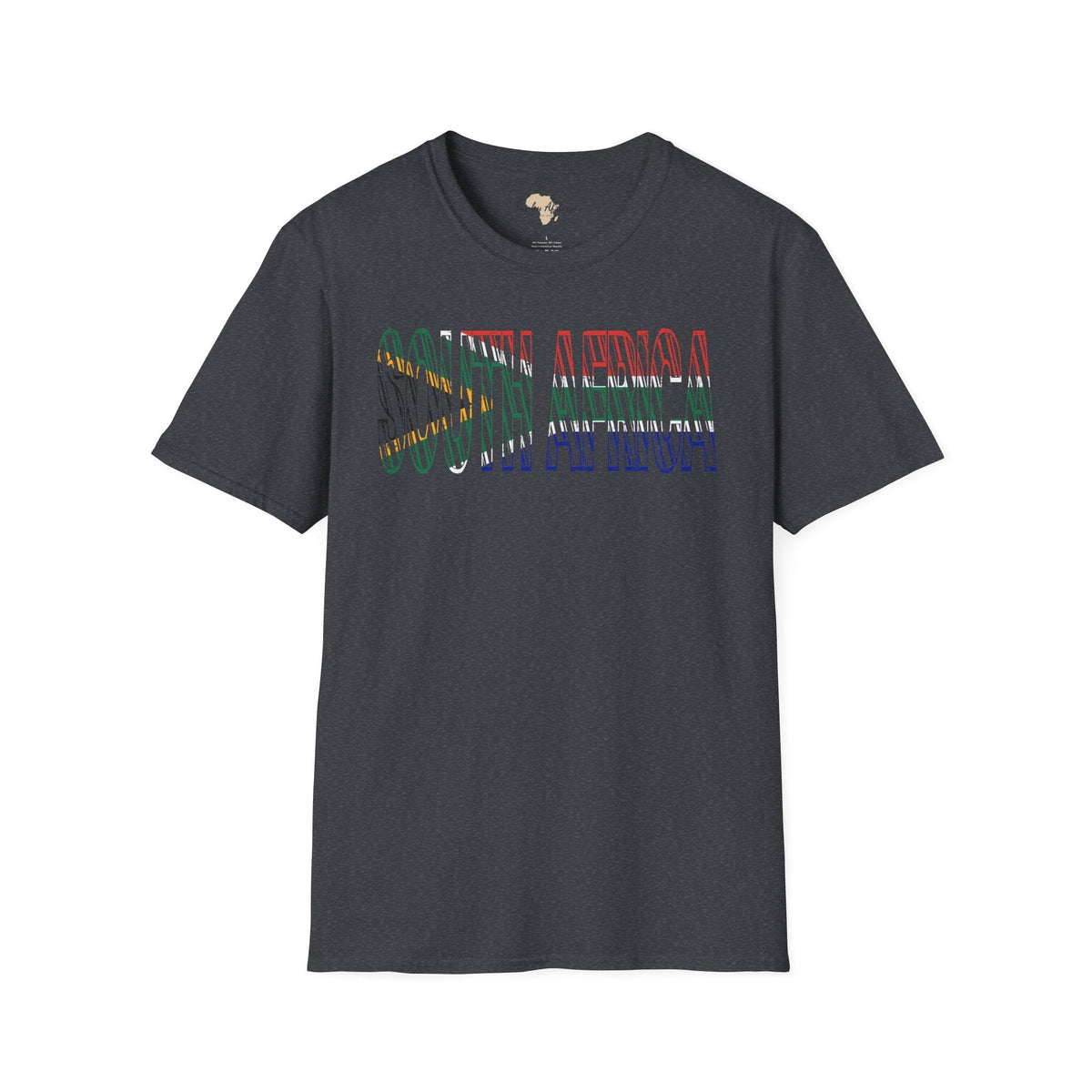 South African text unisex softstyle tee Funky African