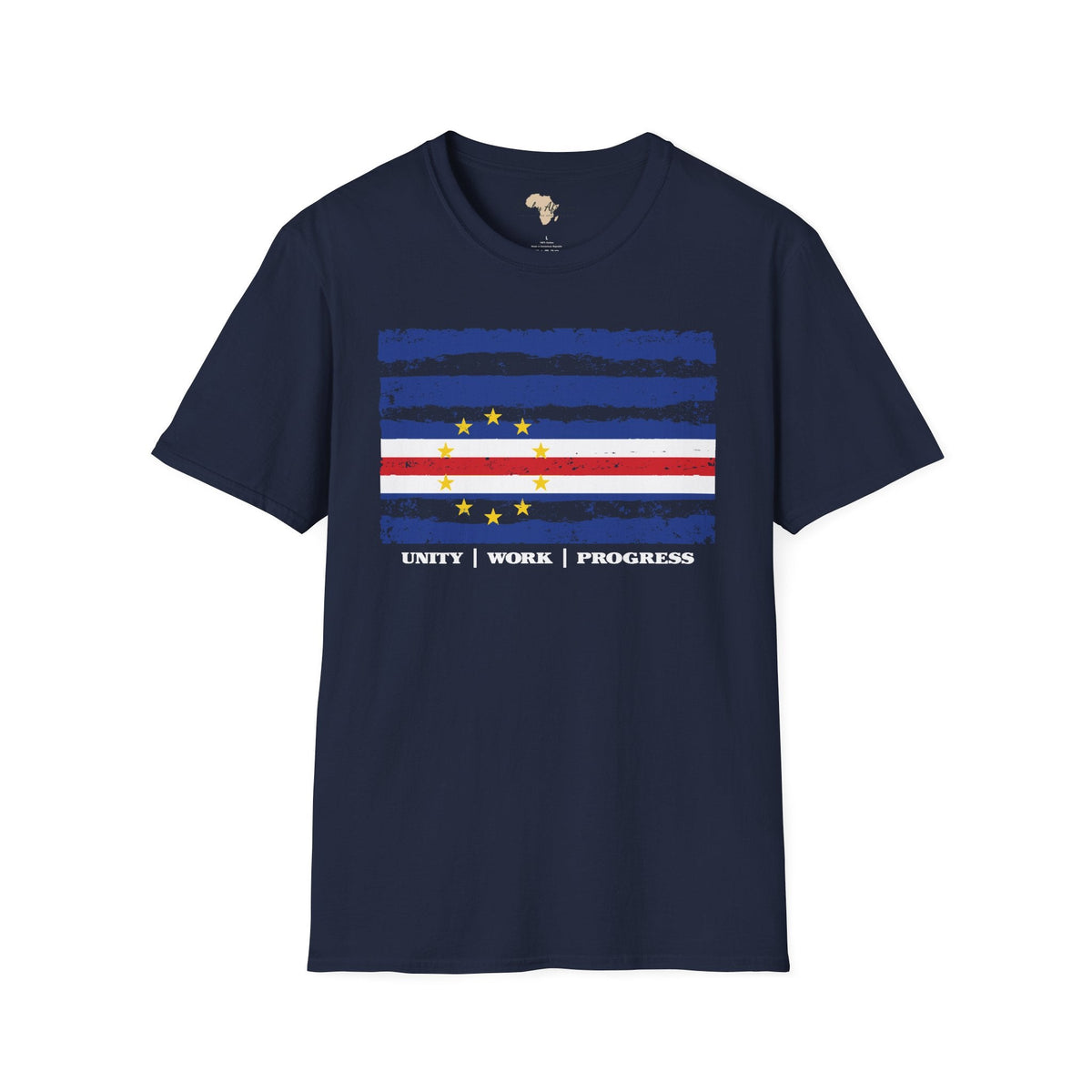 Cabo Verde strip unisex softstyle tee Funky African