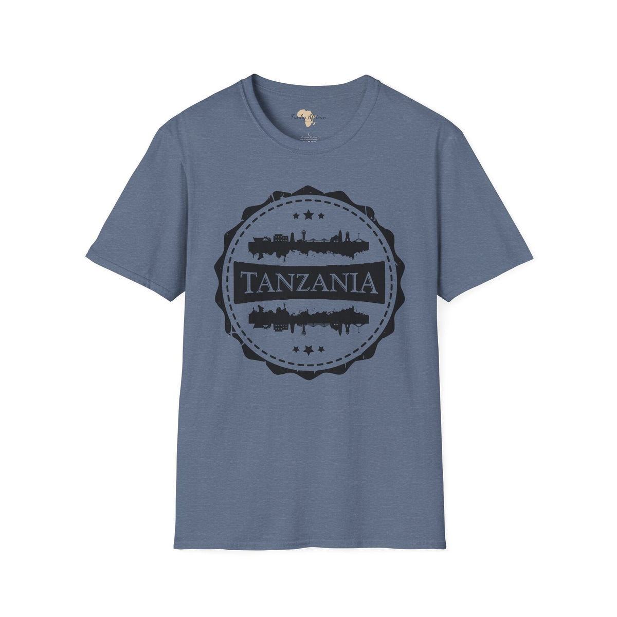 Tanzania Stamp unisex tee Funky African