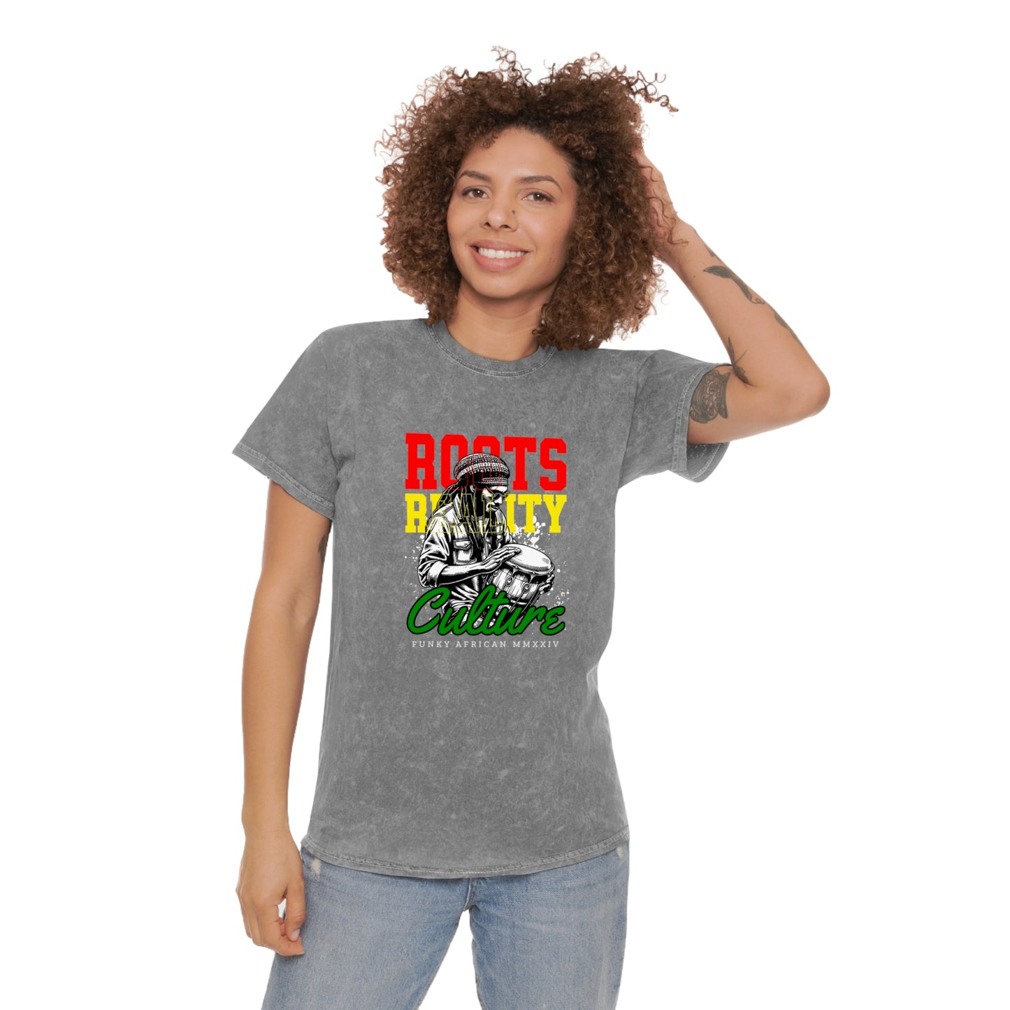 Roots reality unisex wash tee