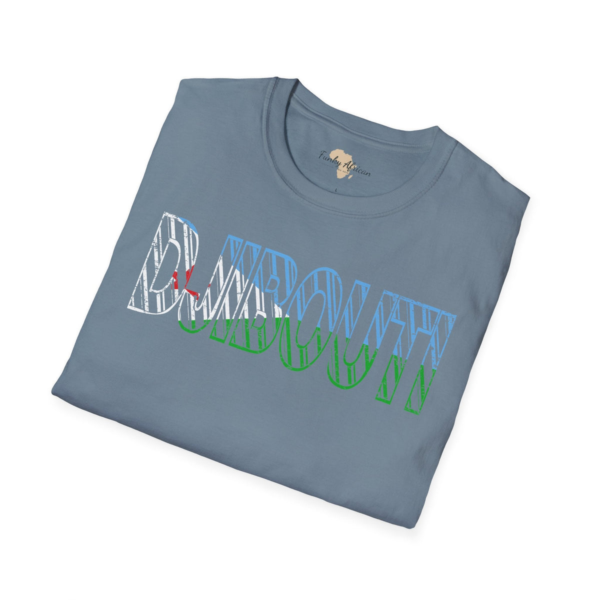 Djibouti text unisex softstyle tee Funky African