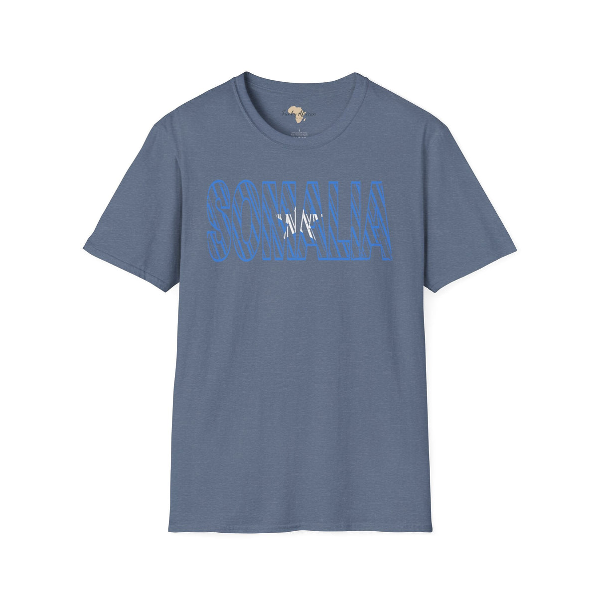 Somalia text unisex softstyle tee Funky African