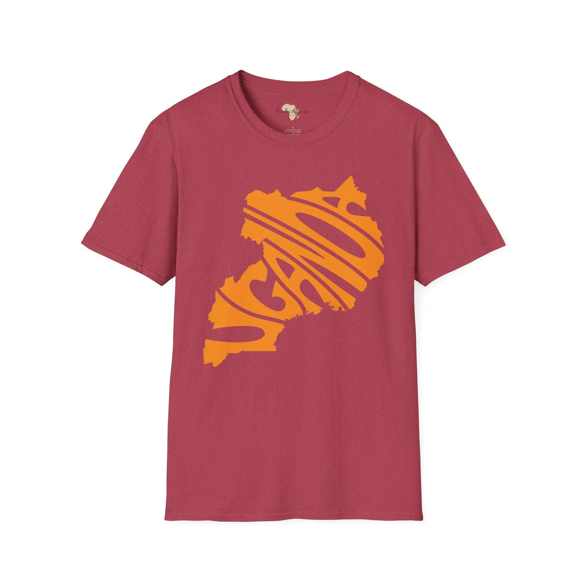 Uganda cut unisex softstyle tee Funky African