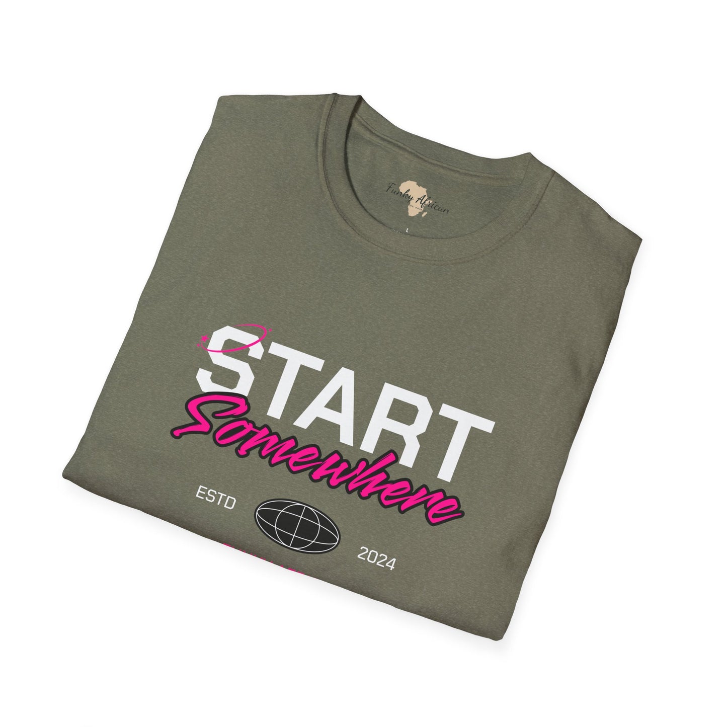Just start unisex softstyle tee