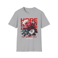 Hope lights the way unisex tee