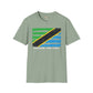 Tanzania strip unisex softstyle tee