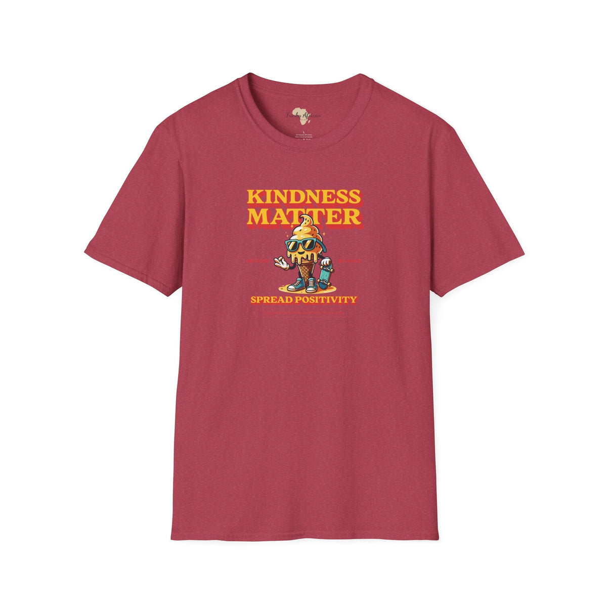 Kindness matter unisex softstyle tee Funky African