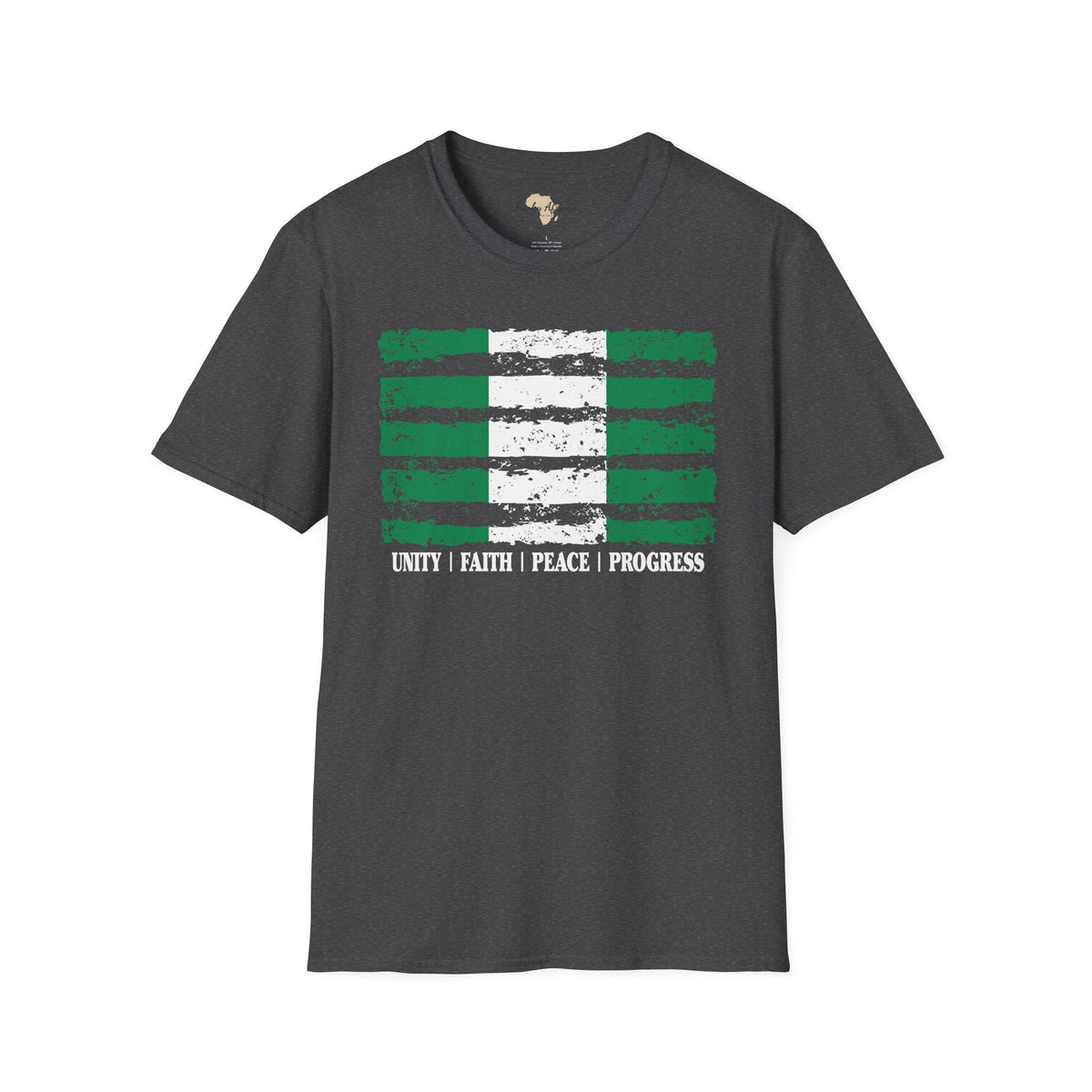 Nigeria strip unisex softstyle tee Funky African