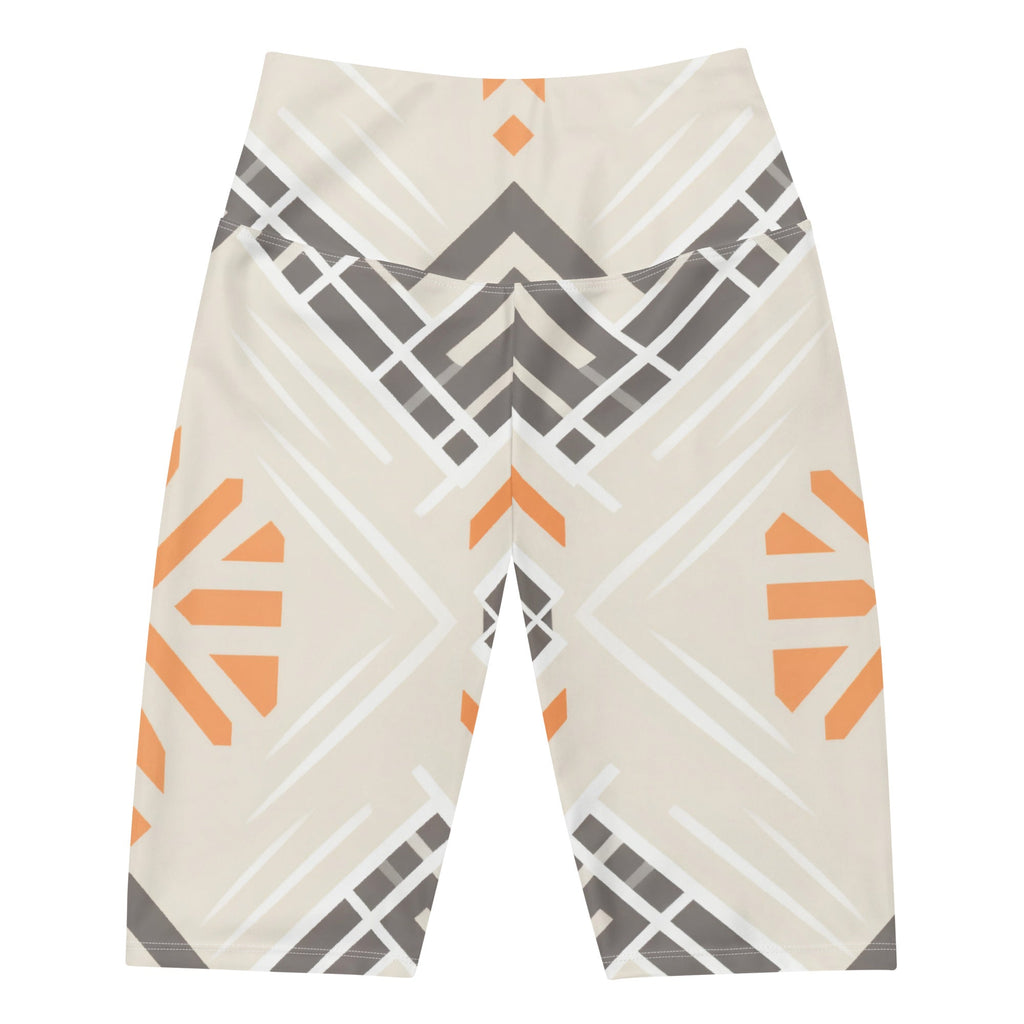 African Print Biker Shorts Funky African