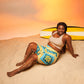 African Print Biker Shorts