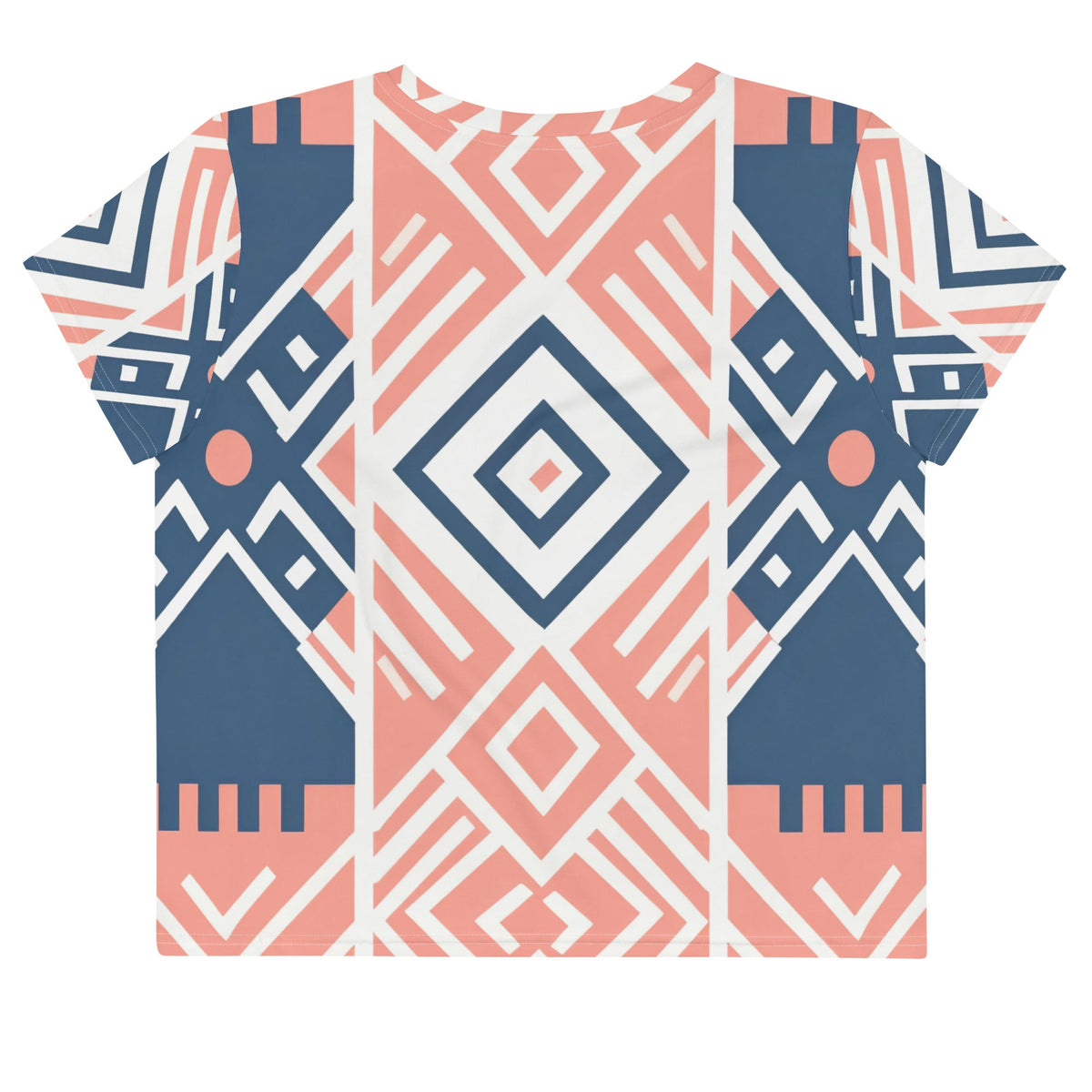 African Print Crop Tee Funky African