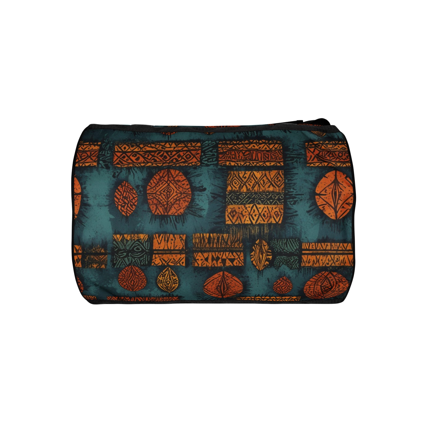 African print gym bag