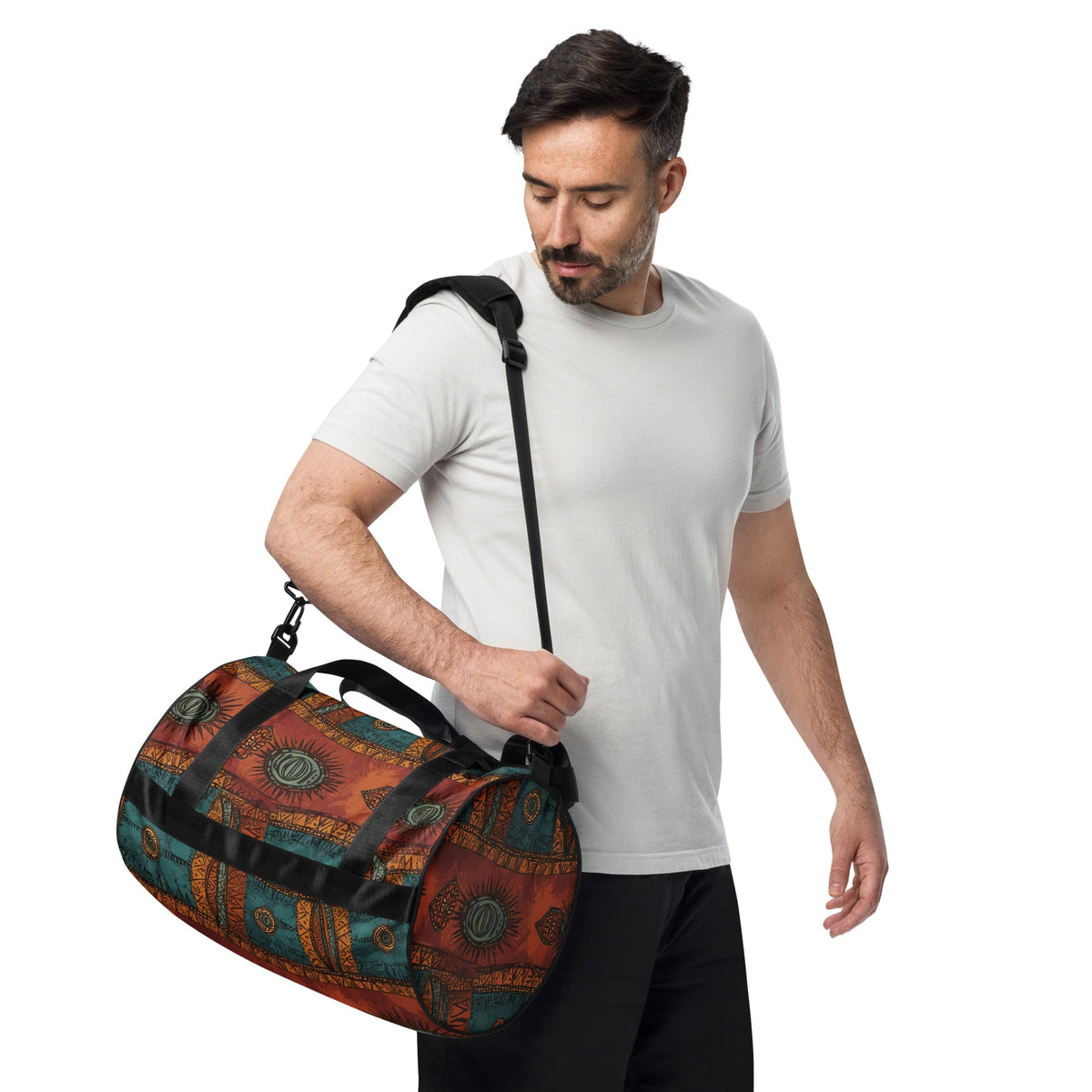African print gym bag Funky African