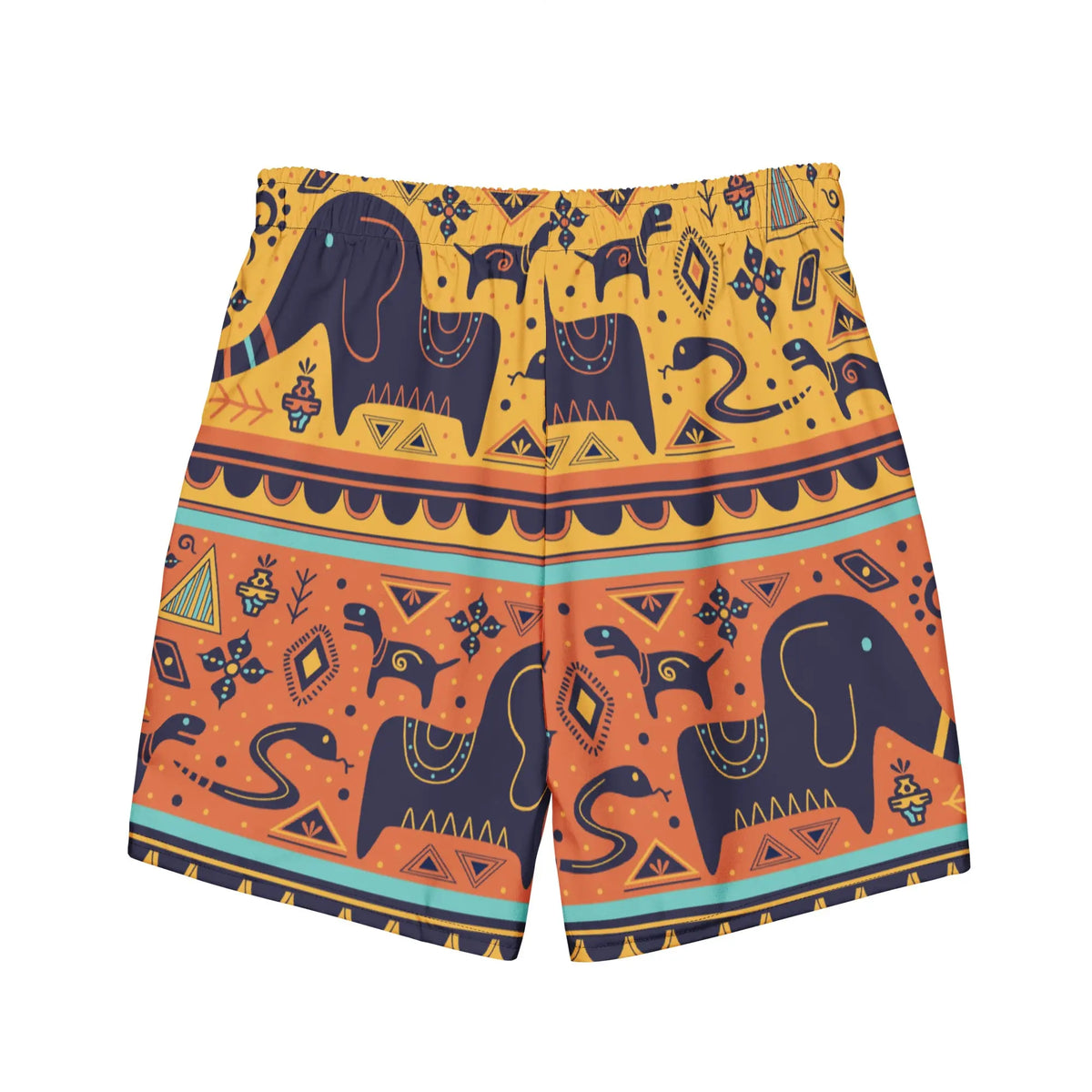 African print Men's swim trunks Funky African