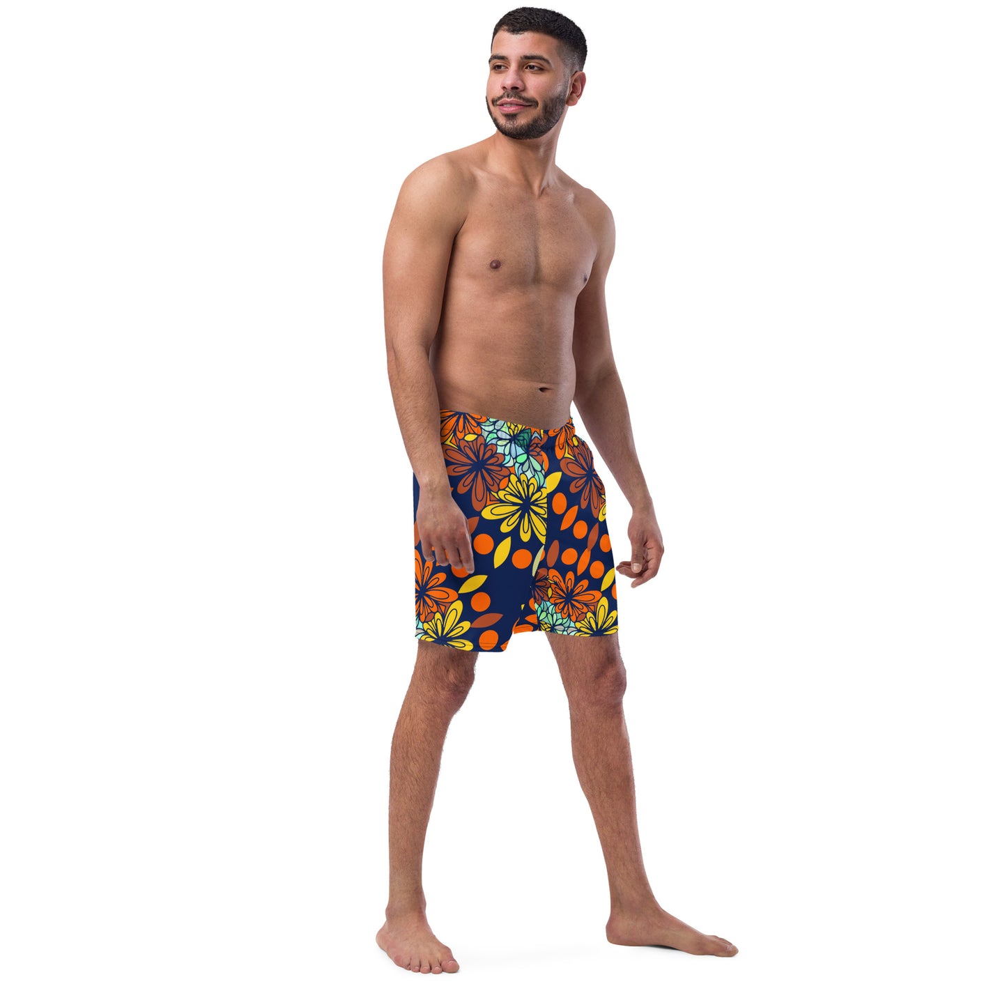 African print Men's swim trunks