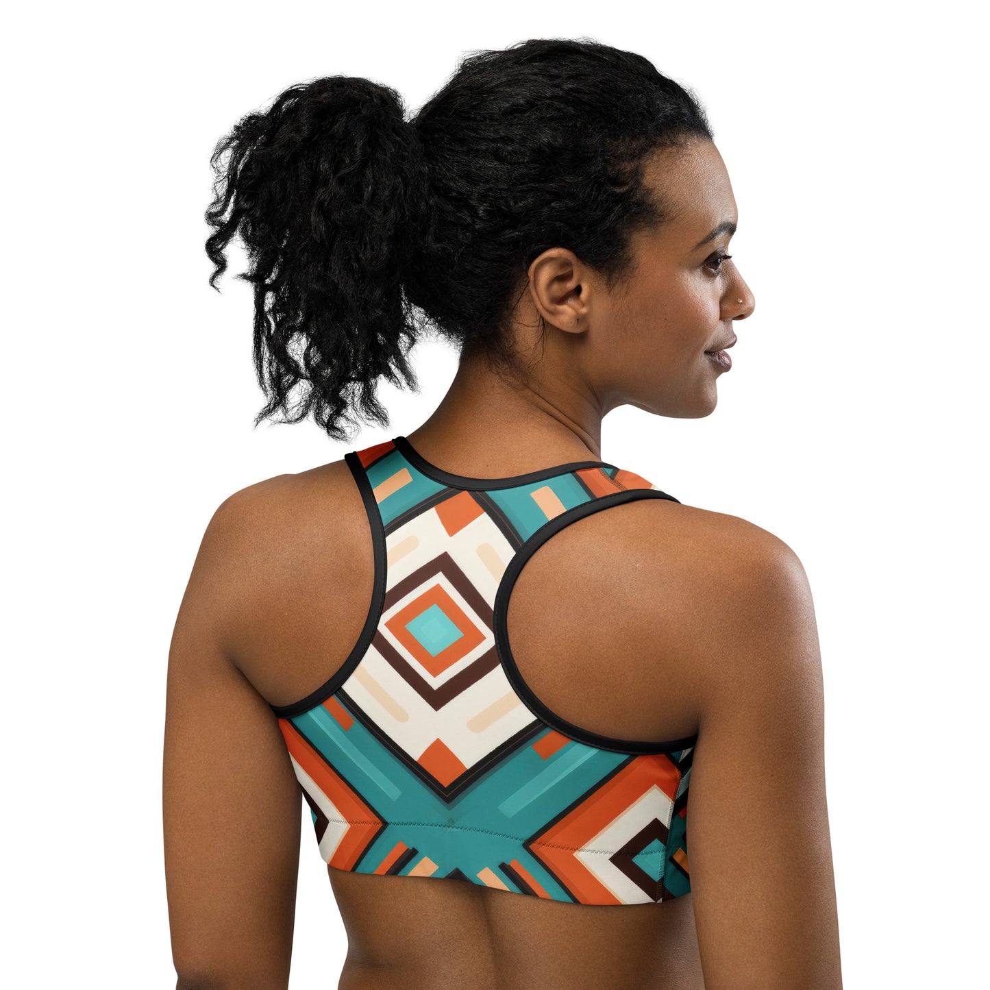 African Print Sports bra